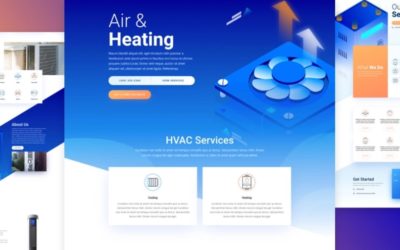 HVAC Company Free Divi Layout Pack