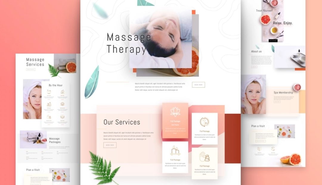 Massage Therapy Free Divi Layout Pack