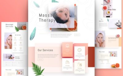 Massage Therapy Free Divi Layout Pack