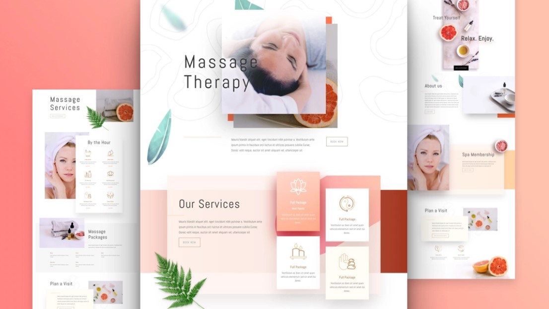 Massage Therapy Free Divi Layout Pack