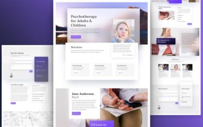 Psychologist Free Divi Layout Pack