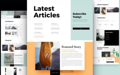 Magazine Free Divi Layout Pack