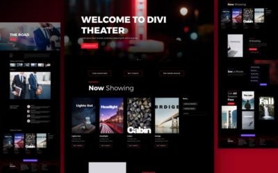 Movie Theatre Free Divi Layout Pack