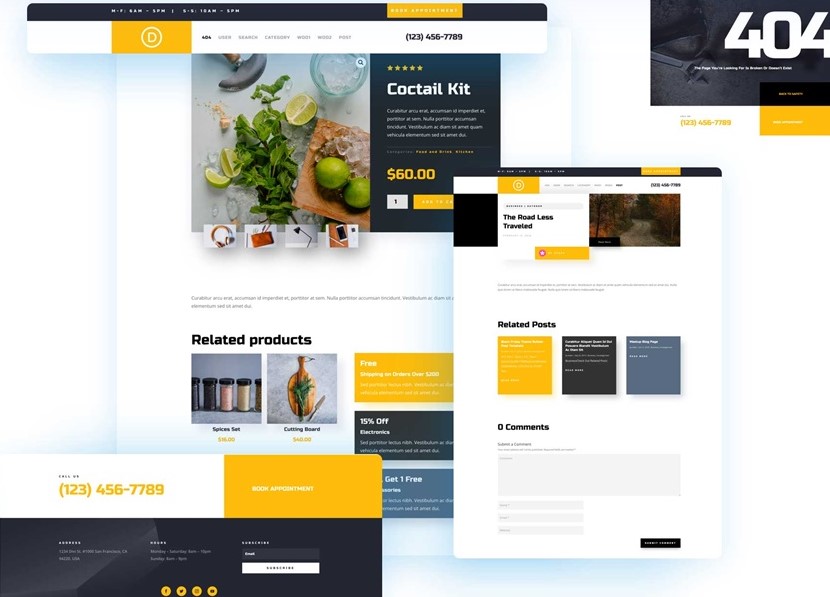 Service Page Free Divi Layout Pack