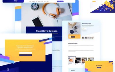 Free Divi Startup Page Layout Pack