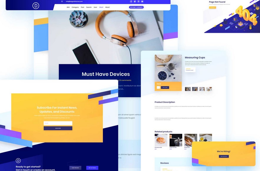 Free Divi Startup Page Layout Pack