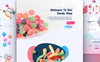 Candy Shop Free Divi Layout Pack