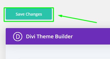 Divi Theme Builder Save Changes