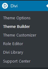 Divi Theme Builder
