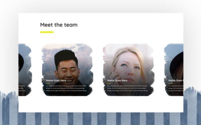 Free Divi Carousel for Team members