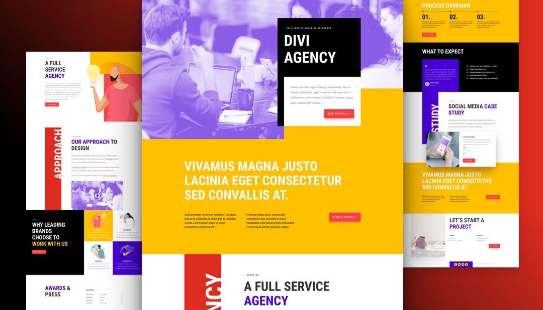 Advertising Agency Free Divi Layout Pack