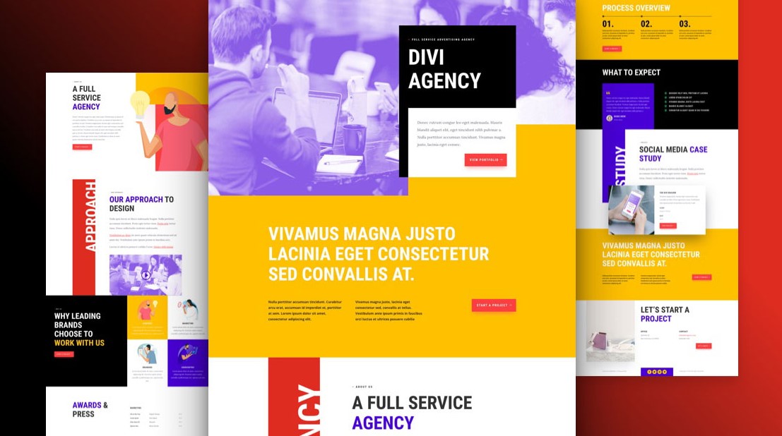 Advertising Agency Free Divi Layout Pack