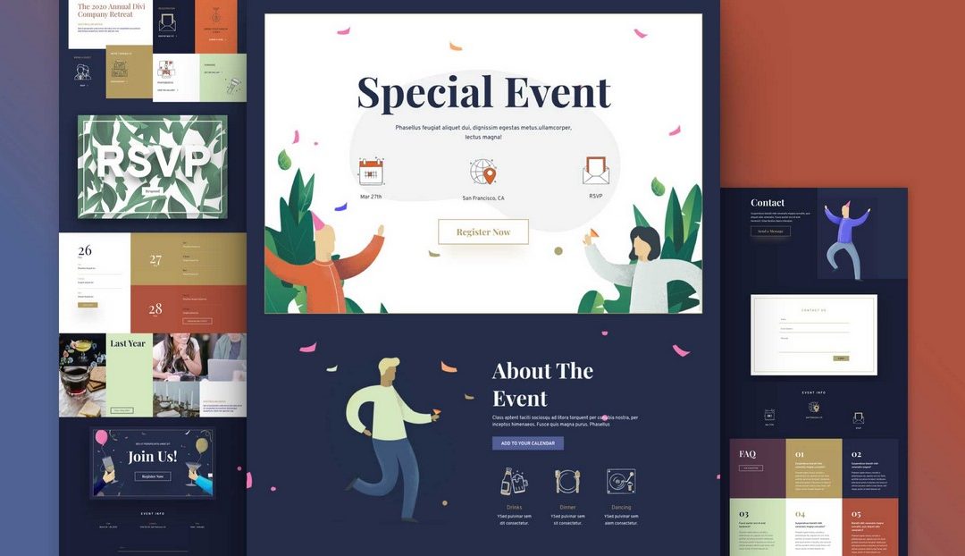 Event Free Divi Layout Pack