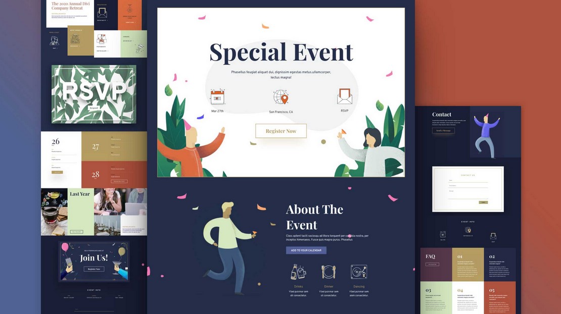 Special Event Free Divi Layout Pack