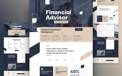 Financial Advisor Free Divi Layout Pack