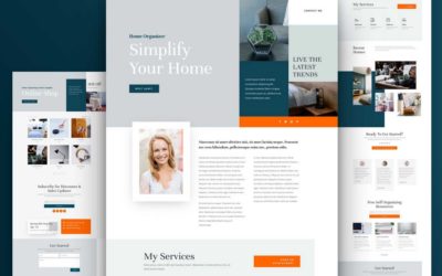 Home Organizer Free Divi Layout Pack