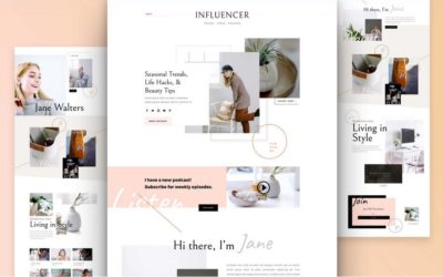 Influencer Free Divi Layout Pack