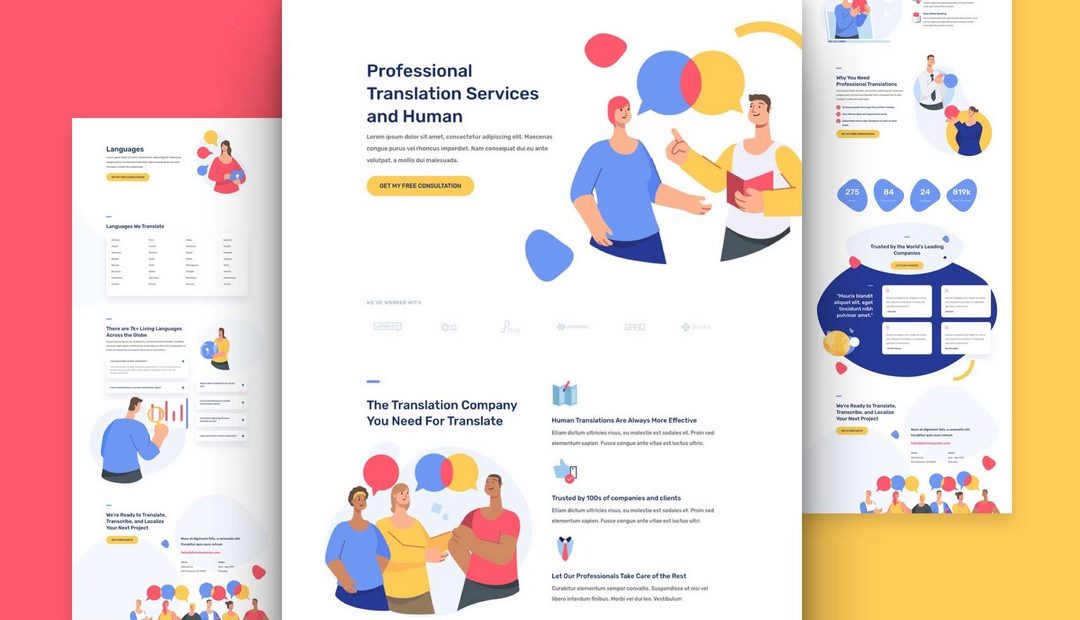 Interpreter Free Divi Layout Pack