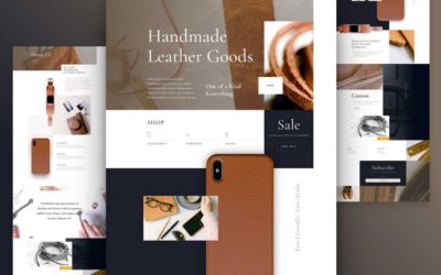 Leather Company Free Divi Layout Pack