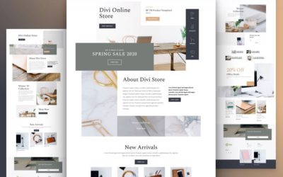 Online Store Free Divi Layout Pack