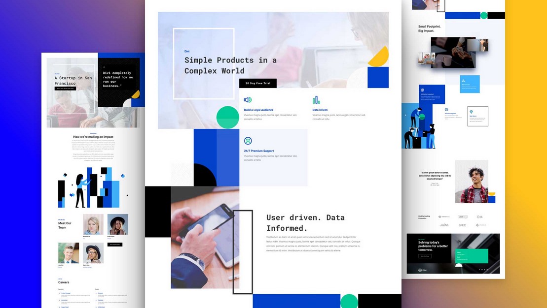 Startup Free Divi Layout Pack