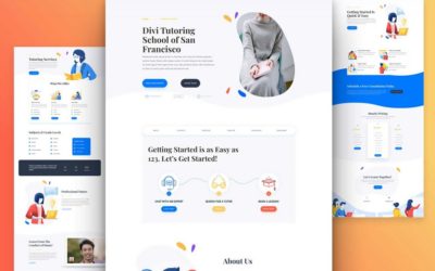 Tutor Free Divi Layout Pack