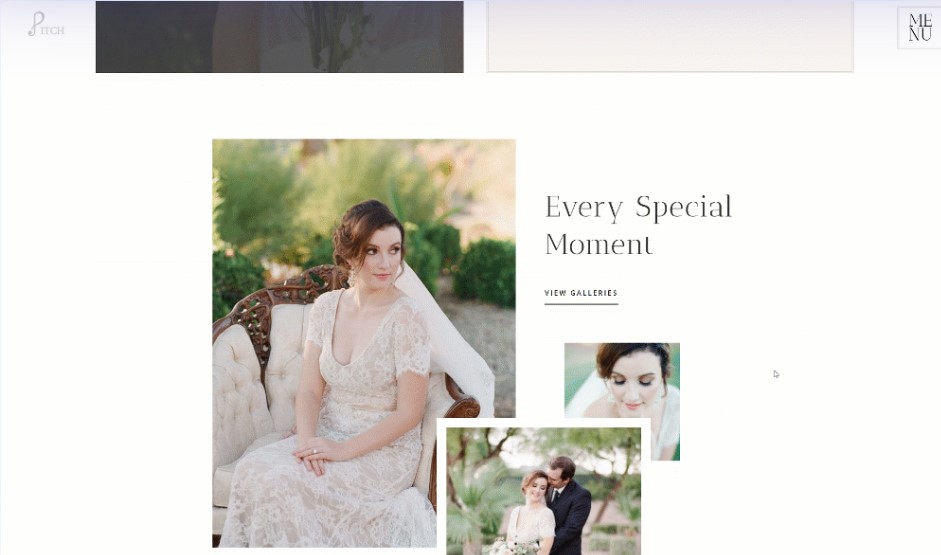 wedding photographer header and footer templates
