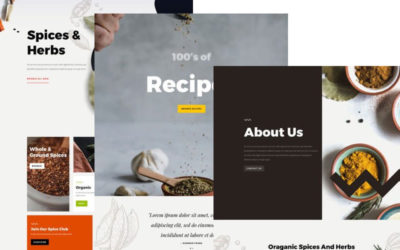 Spice Shop Free Divi Layout Pack