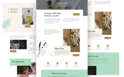 Holistic Healer Free Divi Layout Pack