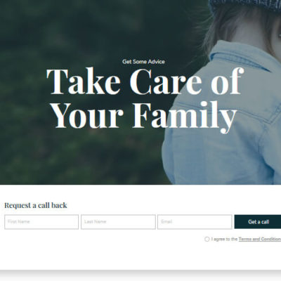 Free Divi Insurance Broker Homepage Layout