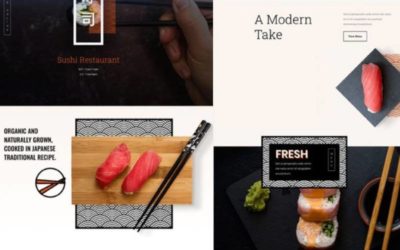 Sushi Restaurant Free Divi Layout Pack