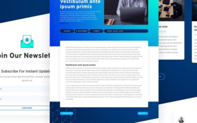 Free Divi Blog Post Template for Cyber Security Layout Pack