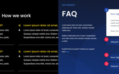 Divi FAQ Modules & Sections