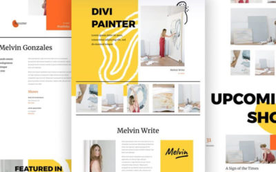 Painter Free Divi Layout Pack