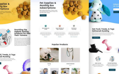 Pet Supply Free Divi Layout Pack