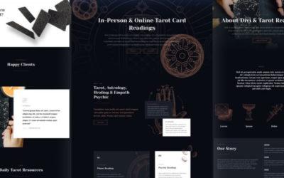 Tarot Free Divi Layout Pack