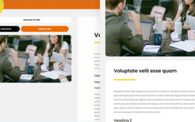 Free Divi Blog Post Template for Coworking Space Layout Pack