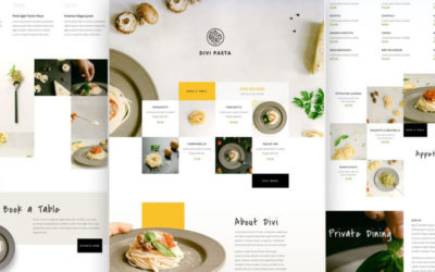 Italian Restaurant Free Divi Layout Pack