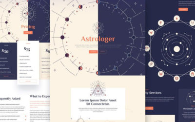 Astrologist Free Divi Layout Pack