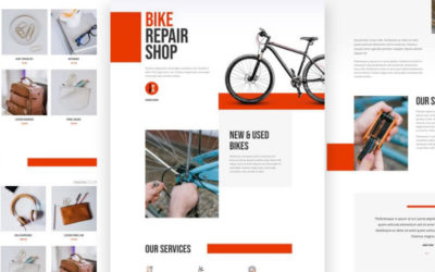 Bike Repair Free Divi Layout Pack