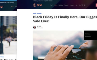 Cyber Monday Free Divi Layout Pack 4