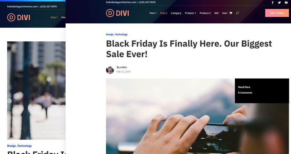 Cyber Monday Free Divi Layout Pack 4