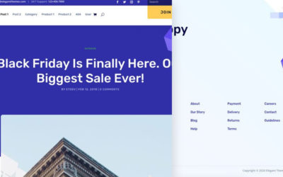 Cyber Monday Free Divi Layout Pack 1