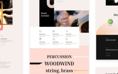 Music Teacher Free Divi Layout Pack