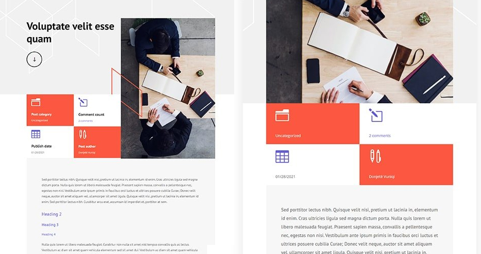 Free Divi Blog Post Template for the Brokerage Layout Pack