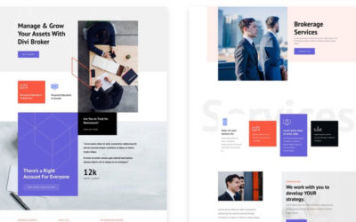 Brokerage Firm Free Divi Layout Pack