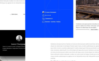 Free Divi Blog Post Template for Engineering Firm Layout Pack