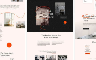 Event Venue Free Divi Layout Pack