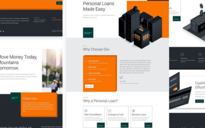 Personal Loan Free Divi Layout Pack