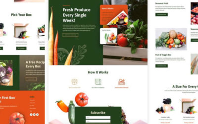 Produce Box Free Divi Layout Pack